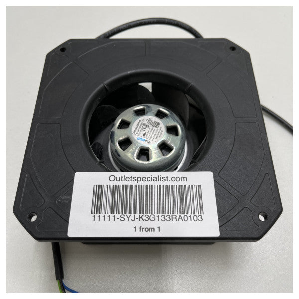 EBM Papst AC 230V 160 m3 - timfläkt svart - K3G133RA0103