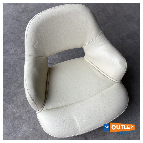 Sessa international lederen kuipstoel beige - LKB-S