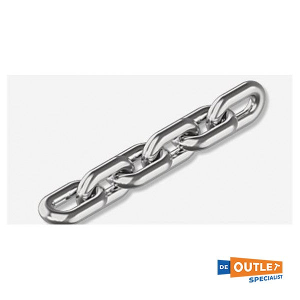 Анкерний ланцюг з нержавіючої сталі 316 8 мм - 100 метрів DIN766