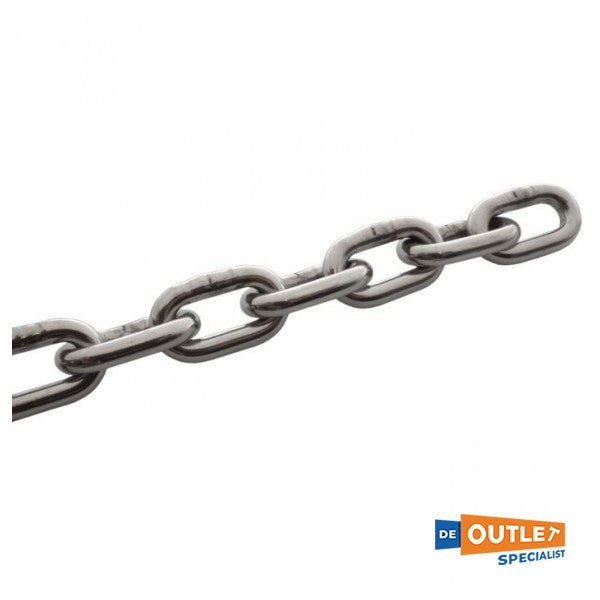 Анкерний ланцюг з нержавіючої сталі 316 8 мм - 100 метрів DIN766