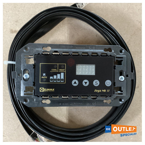 Display del telecomando del climatizzatore Climma Vega MK2