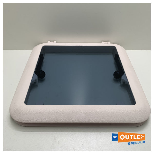 Trem plastdæksluge hvid 500 x 500 mm - N0774060