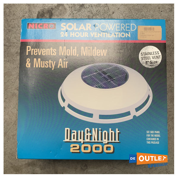 Nicro 2000 4-tuumainen aurinkoilmapuhallin päivällä ja yöllä - N20504S