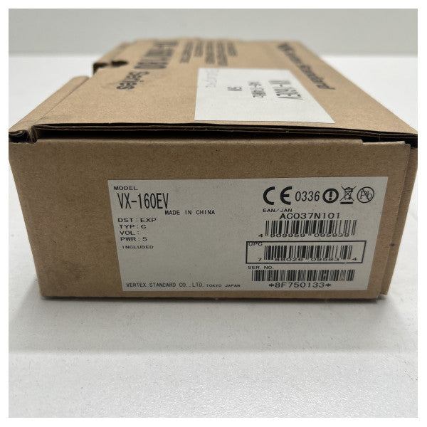 Vertex Standard UHF 2-way handheld VX160 VHF