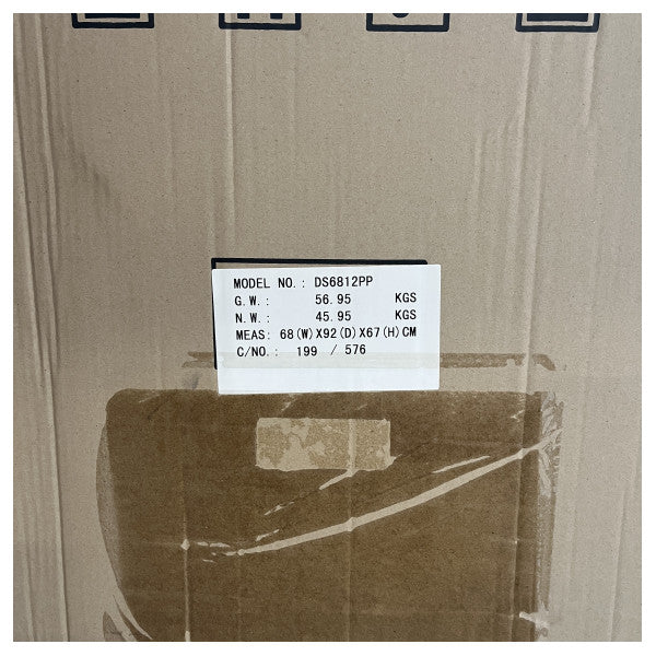 12 timer Mini Serverbalet 19 tommers montering 600 x 800 x 720 mm - DS6812pp