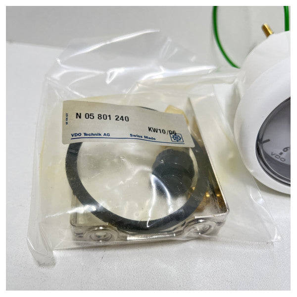 VDO Ocean Line 12-24V Quarz Clock White - N 03 270 602