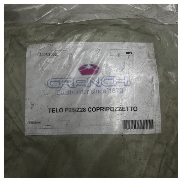 Cobertura de lona para cockpit Cranchi Perla 25 e Z28