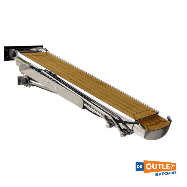 Bessenzoni PI461 Gang hydraulique en acier inoxydable 225 cm 200 kg 12V