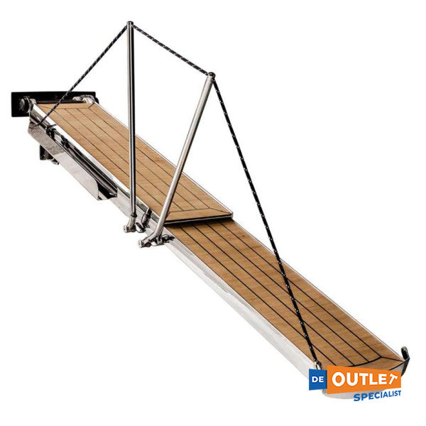 Bessenzoni PI461 Gang hydraulique en acier inoxydable 225 cm 200 kg 12V