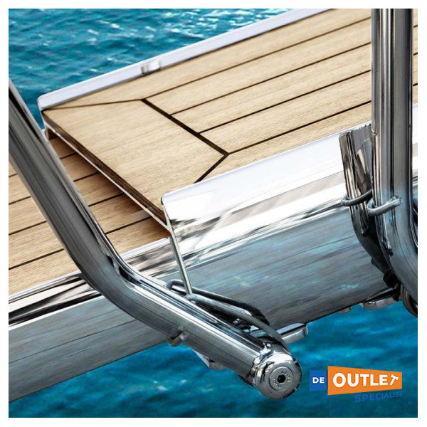 Bessenzoni PI461 Gang hydraulique en acier inoxydable 225 cm 200 kg 12V