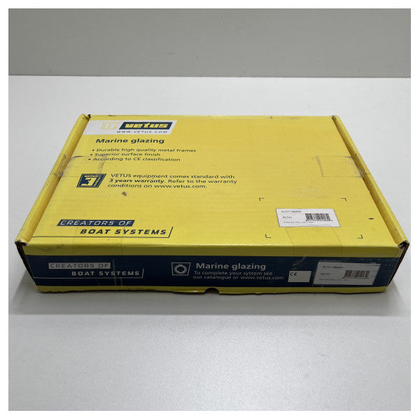 فتحة من الألومنيوم Vetus PL711 من الألومنيوم مقاس 156 × 303 مم أسود