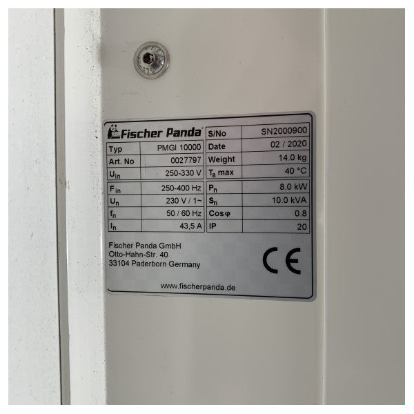 Fischer Panda PMGI 10000 230V 50 Hz sine wave generator inverter