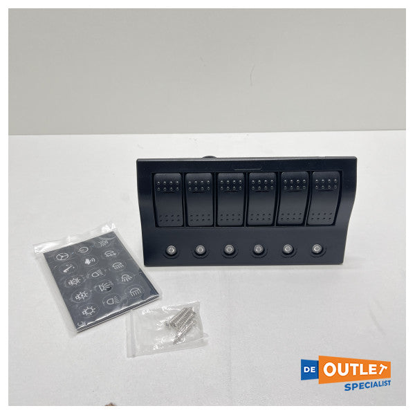 AllPA Switch Panel 6-Dewns 12V