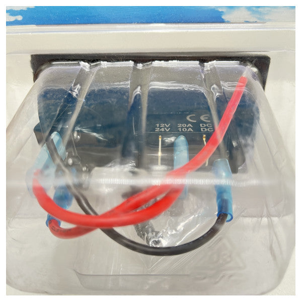 Allpa PN-DCS2 pannello interruttore universale per pompe di sentina nero