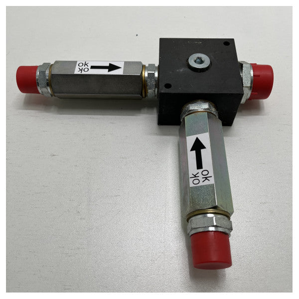 Bočna snaga Bosch Rexroth Double Provjerite ventil R932500096