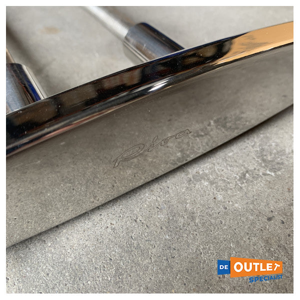 Tassello originale RIVA 200 mm in acciaio inox.