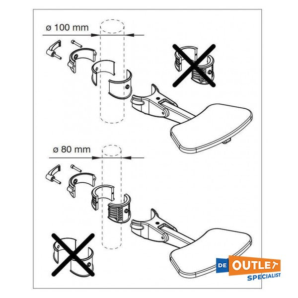 Vetus Restu Footrest Aġġustabbli Bil-Plot tal-Injam