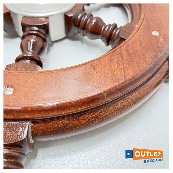 Кермо з нержавіючої сталі Allpa тип 3 | 60 см з червоного дерева