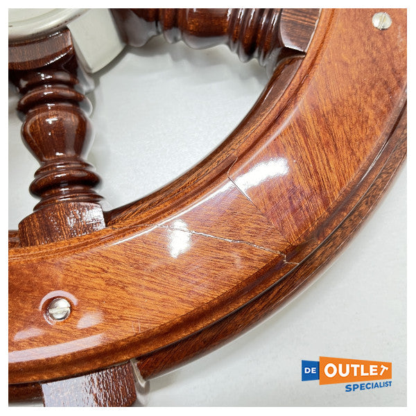 Кермо з нержавіючої сталі Allpa тип 3 | 60 см з червоного дерева