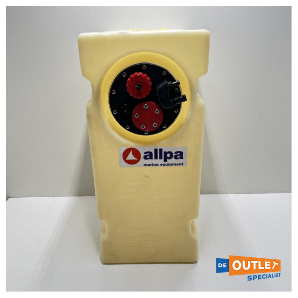 Jista 'fjuwil | Tank tal-gażolina 62L abjad 66 x 30 x 41cm - SE2029