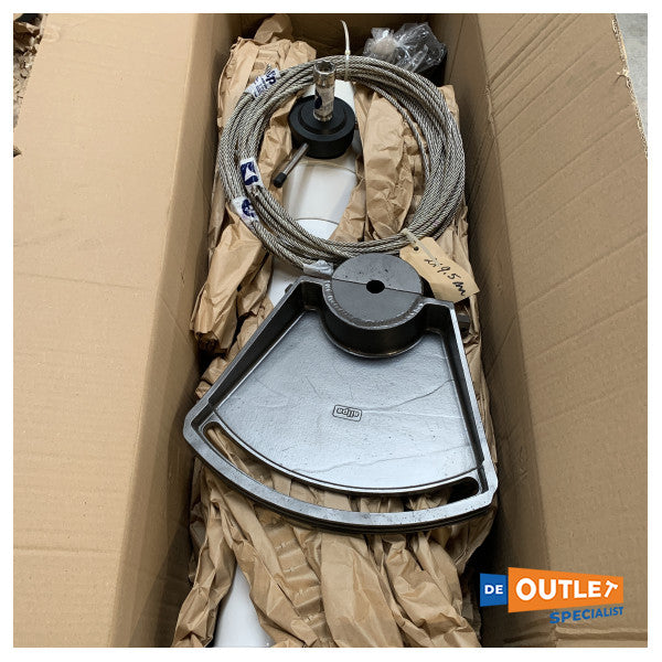 オーシャンヘルム パシフィックホワイトステアリングペデスタルシステムキット 配線済み - SET0H06