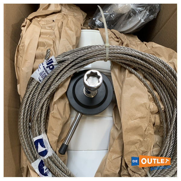 オーシャンヘルム パシフィックホワイトステアリングペデスタルシステムキット 配線済み - SET0H06