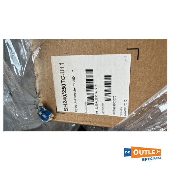 Sleipner 240 kgf | 250 mm - U11 Bowthrester idrawliku - SH240 / 250TC -U11