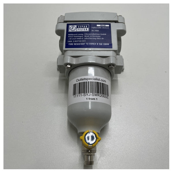 Separ filter SWK2000/5 bränslefilter - vattenavskiljare 300L timme