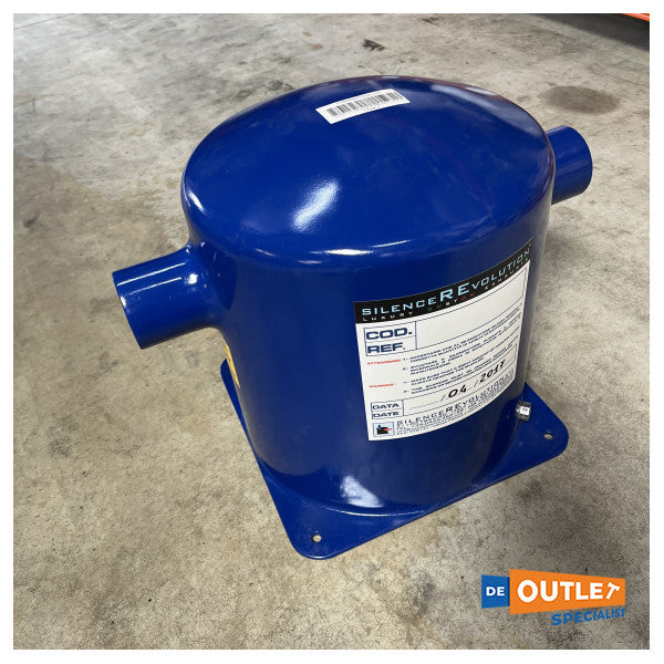 サイレンス・レボリューション エキゾースト・サイレンサー ブルー 90mm