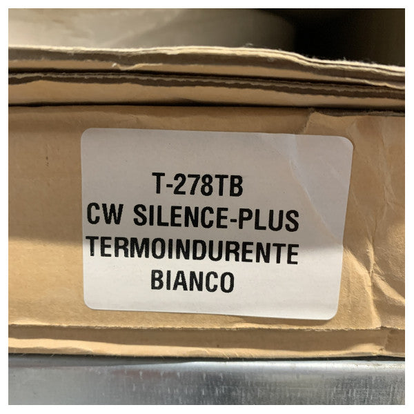 Tecma Silence elektriskt toalettstolsöverdrag vit T-278TB