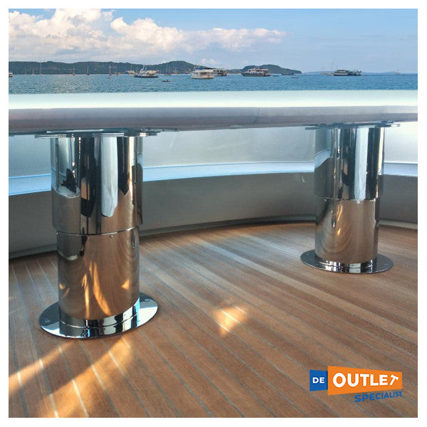 ベゼンゾーニ T277 ステンレススチール電動テーブル台座 丸型 380 - 730 mm