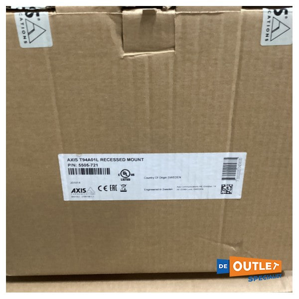 Axis T94A01L Recessed Mount voor Axis camera