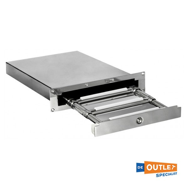 オスキュラティ ステンレス製折りたたみ式スイムラダー 4段 - (英語