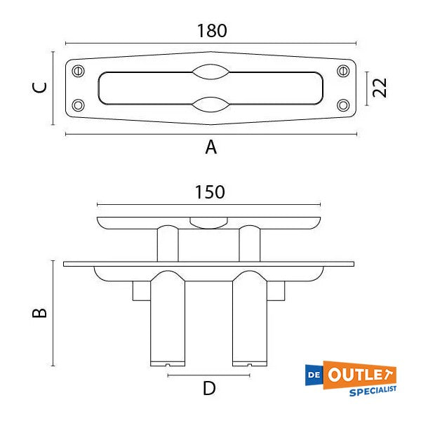 Foresti Suardi plegable acero inoxidable rana latón cromado