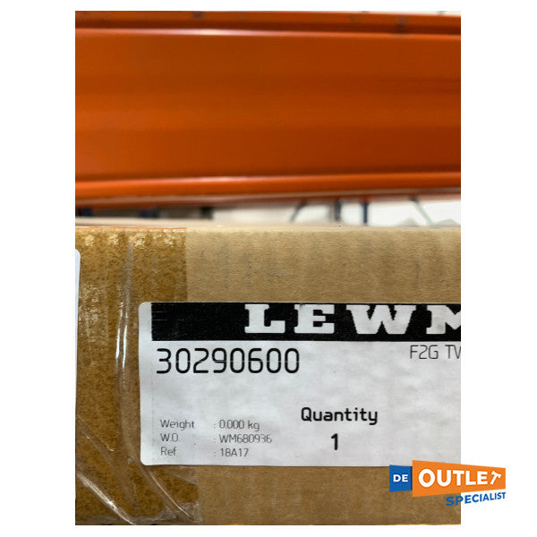 Lewmar aluminijska vratašca s dvostrukim otvaranjem bijela - 30290600