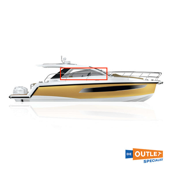 Lewmar Sealine S335V janela frontal de estibordo retangular - TBF0772