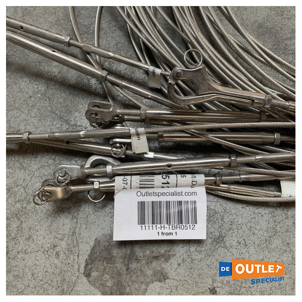 ハンセ 415 ステンレス製シーレール(ステップスルー付) - TBR0512