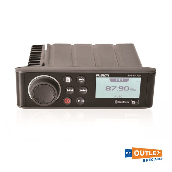 Fusion MS-RA70N Navy Radio with USB/NMEA2000/Radio