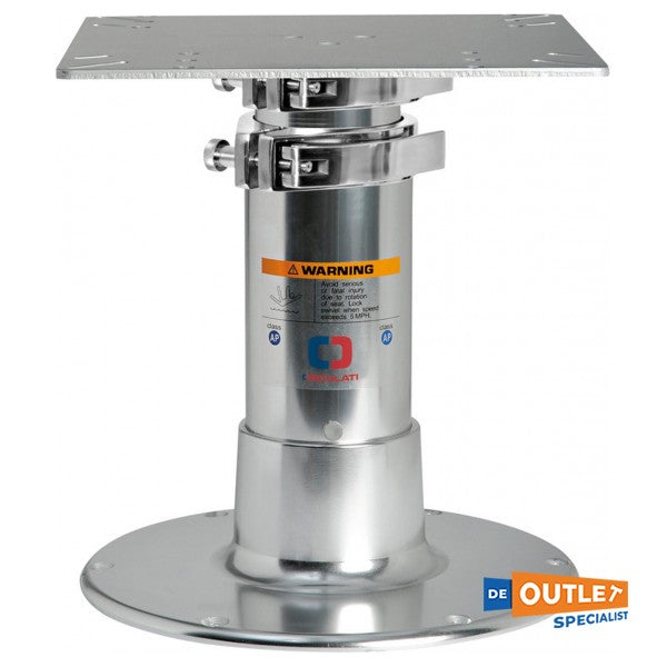 Osculati rustfritt stål 3 -stykke bordbenjusterbar 345 - 715 mm