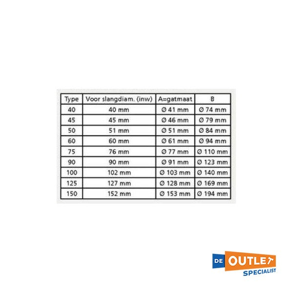 خرطوم عادم مرن 127 مم من فيتوس
