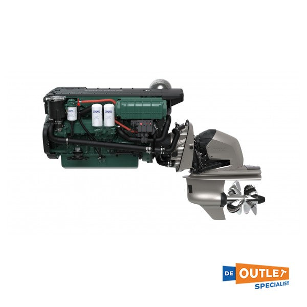 Novo kit de motor dual Volvo Penta D6-340 com sterndrive DPI e transom