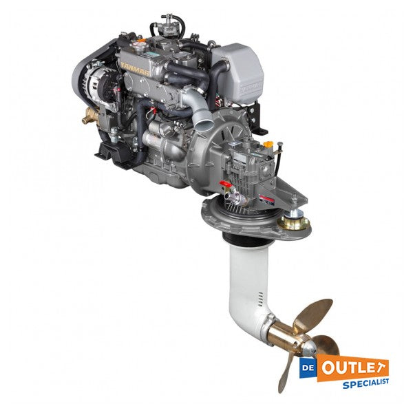 Yanmar 3JH5E 39 HP Motor diesel interno con SailDrive
