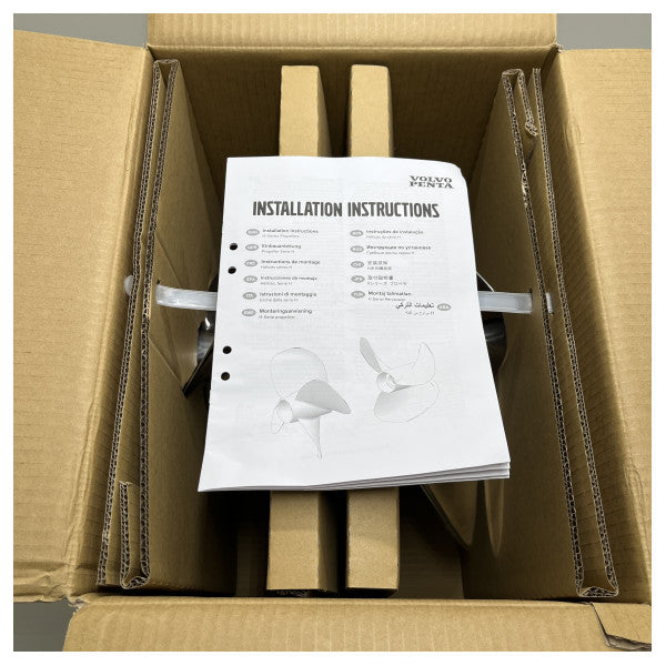 Set di eliche in acciaio inossidabile Volvo Penta H7 DPH - DPI sterndrive duo-prop - 22754007