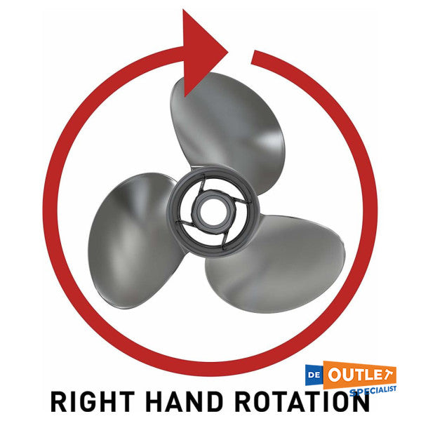 Mercury Enertia витло от неръждаема стомана с 3 лопатки 14,7 x 16 Pitch RH