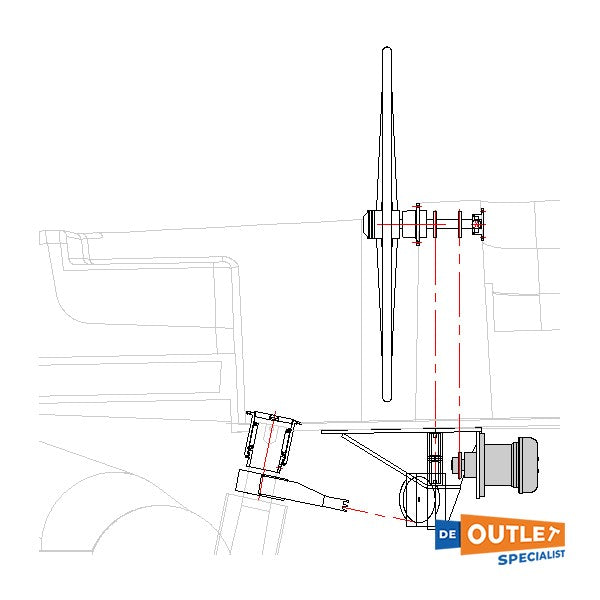 JEFA DU-WS150-12V 150NM SPROCKET Autopilot Drive Unit 12V