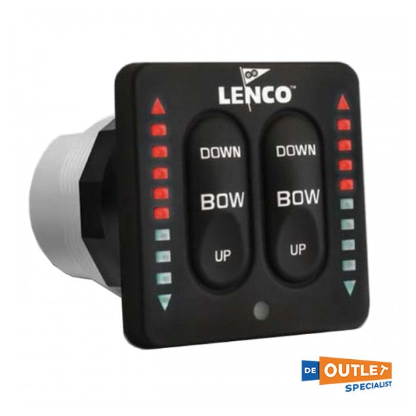 Lenco flybridge trimtab ohjain / näyttöpaneeli 12/24V - 11841-005 - 11841-005
