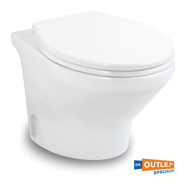 Tecma Compass Electric Ship Toilet Low 12V avec fermeture douce - COM012PW / TSFT