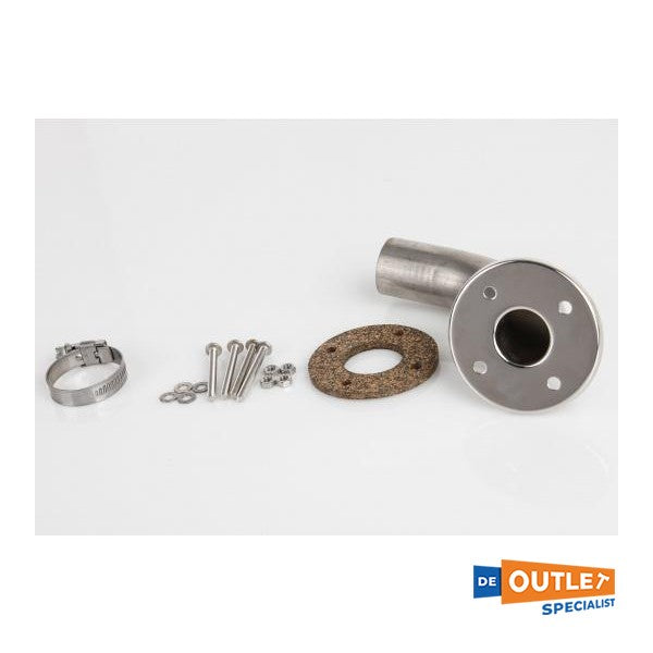 Wallas paslanmaz çelik tru-hull egzoz - 66125