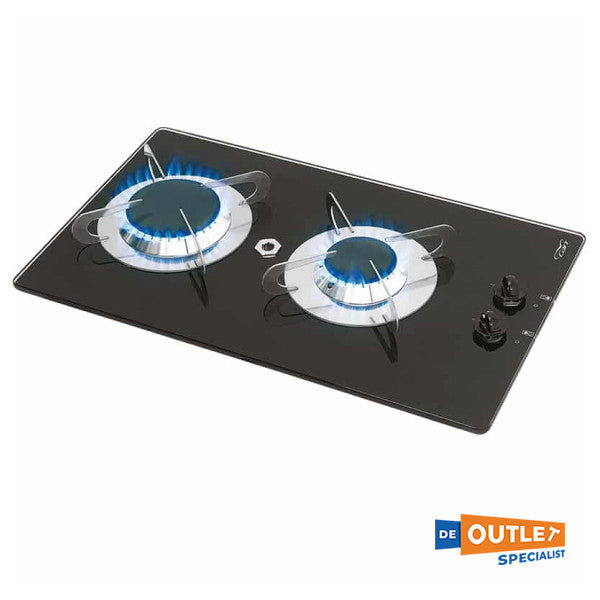 CAN 2 -POLURE À GAUSEMENT BURNER avec verre en céramique 480 x 280 - PV1357