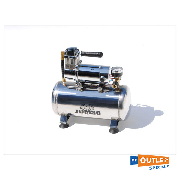 Compressore d'aria per trombe d'aria Jumbo da 8 litri a 24V - U111.261-80
